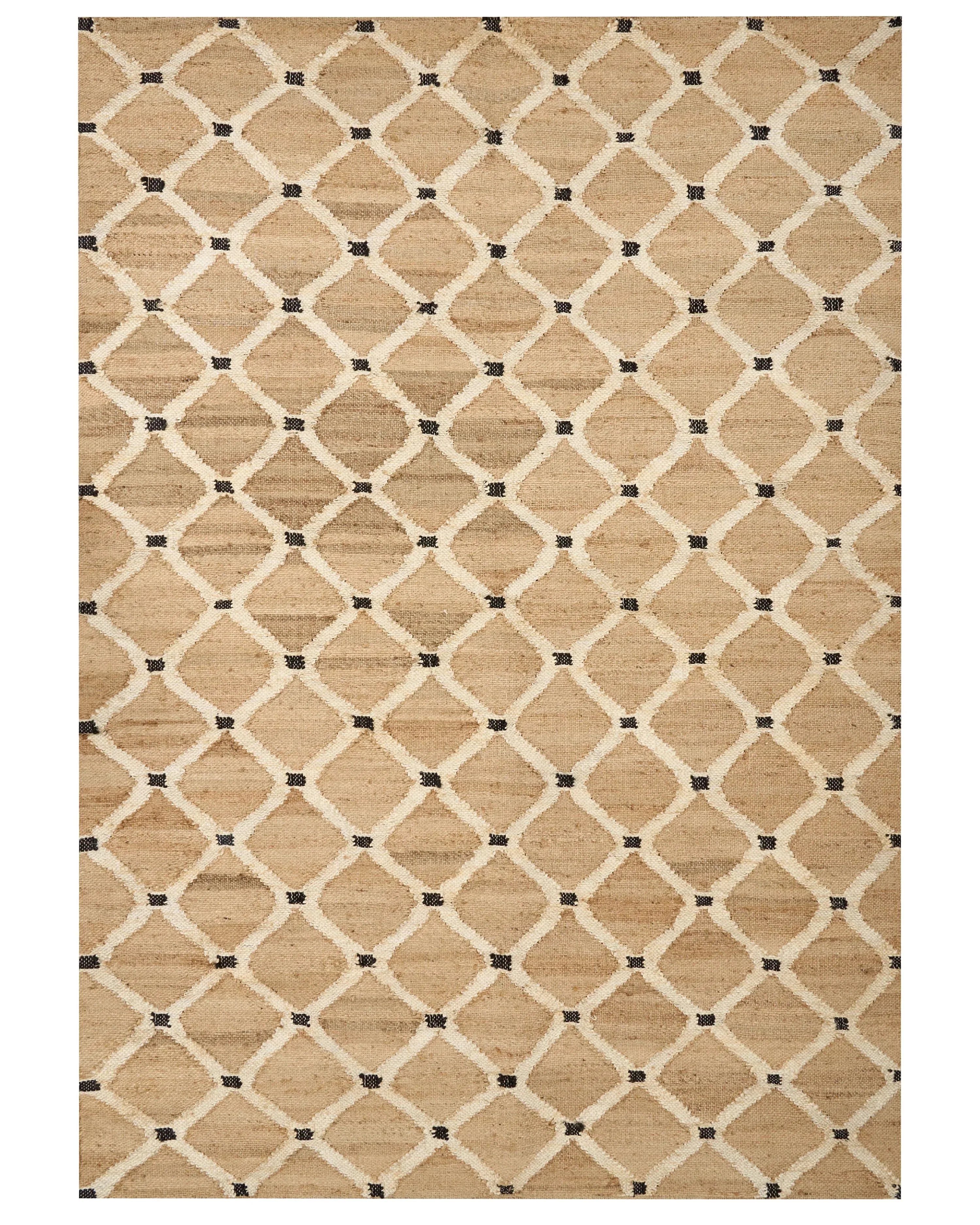 Tappeto KALEKOY Beige 160 x 230 cm Iuta