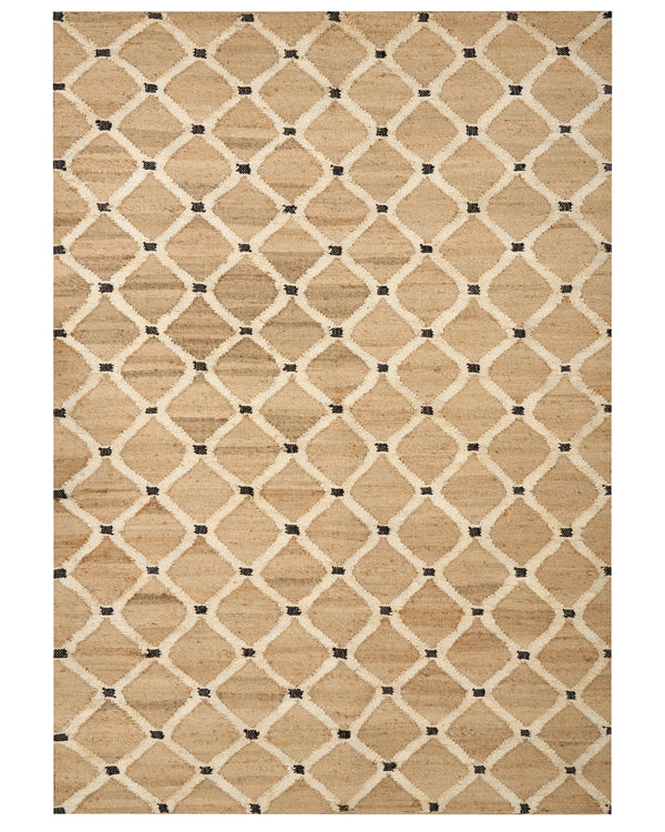 Tappeto KALEKOY Beige 160 x 230 cm Iuta