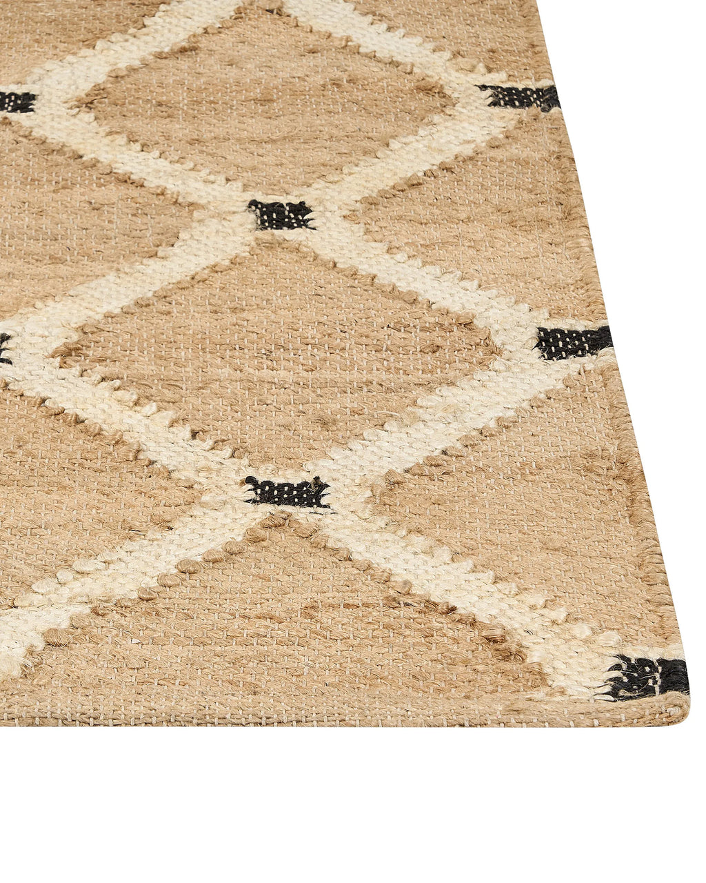 Tapis jute beige 160 x 230 cm