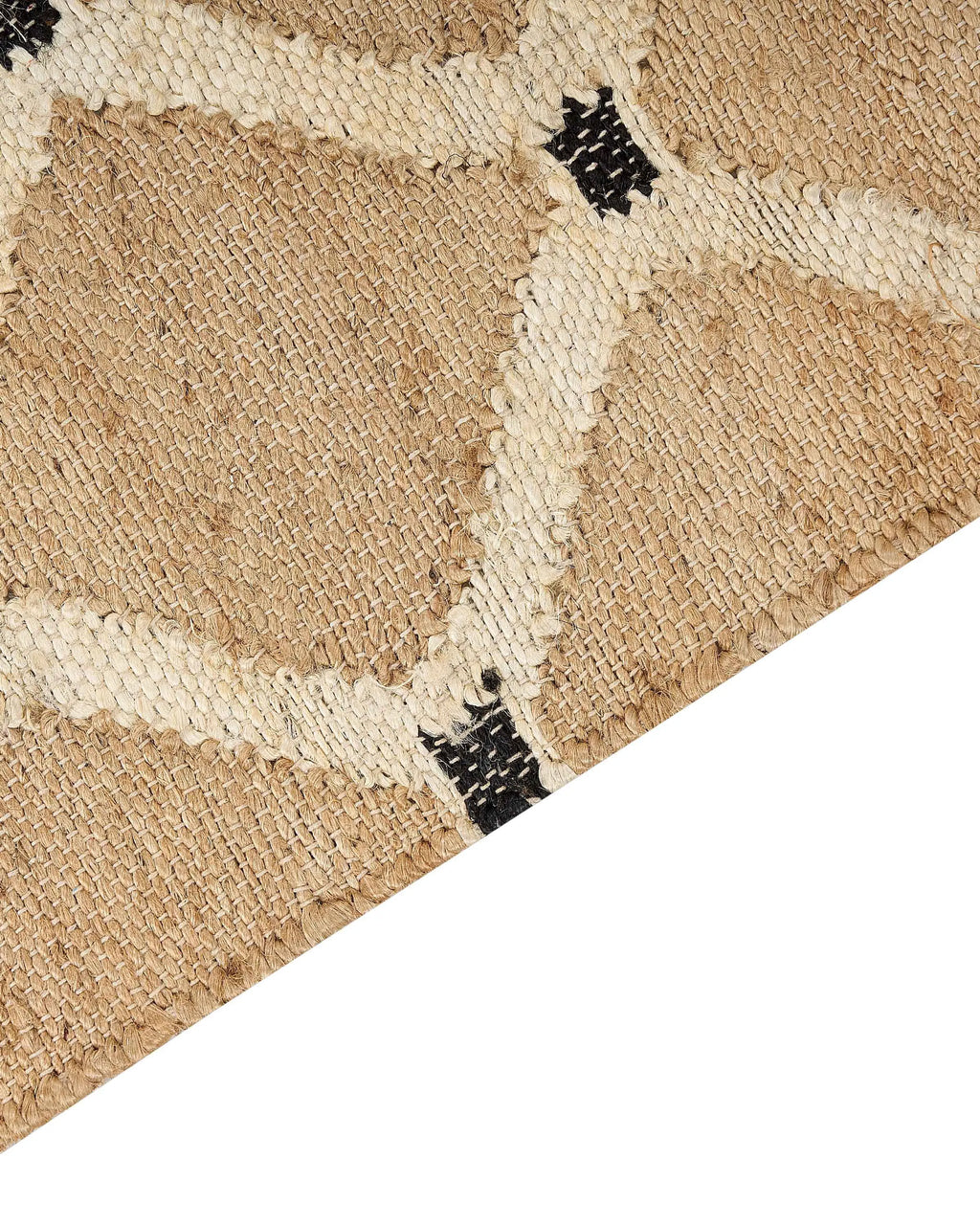 Tapis jute beige 160 x 230 cm
