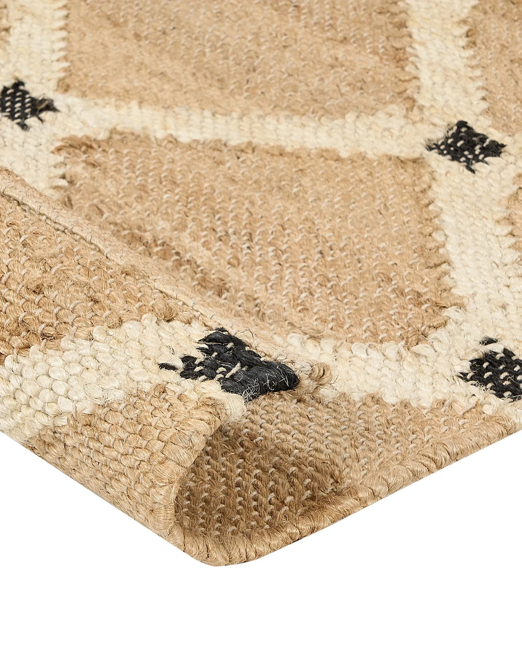 Tapis jute beige 160 x 230 cm