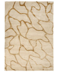 Tappeto MAKOLA Beige 160 x 230 cm Viscosa