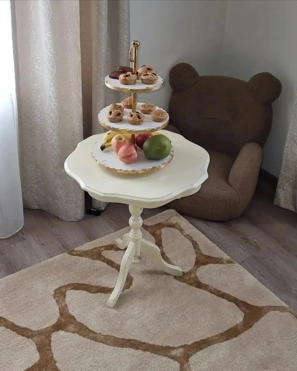 Tapis Beige 160 x 230 cm Viscose