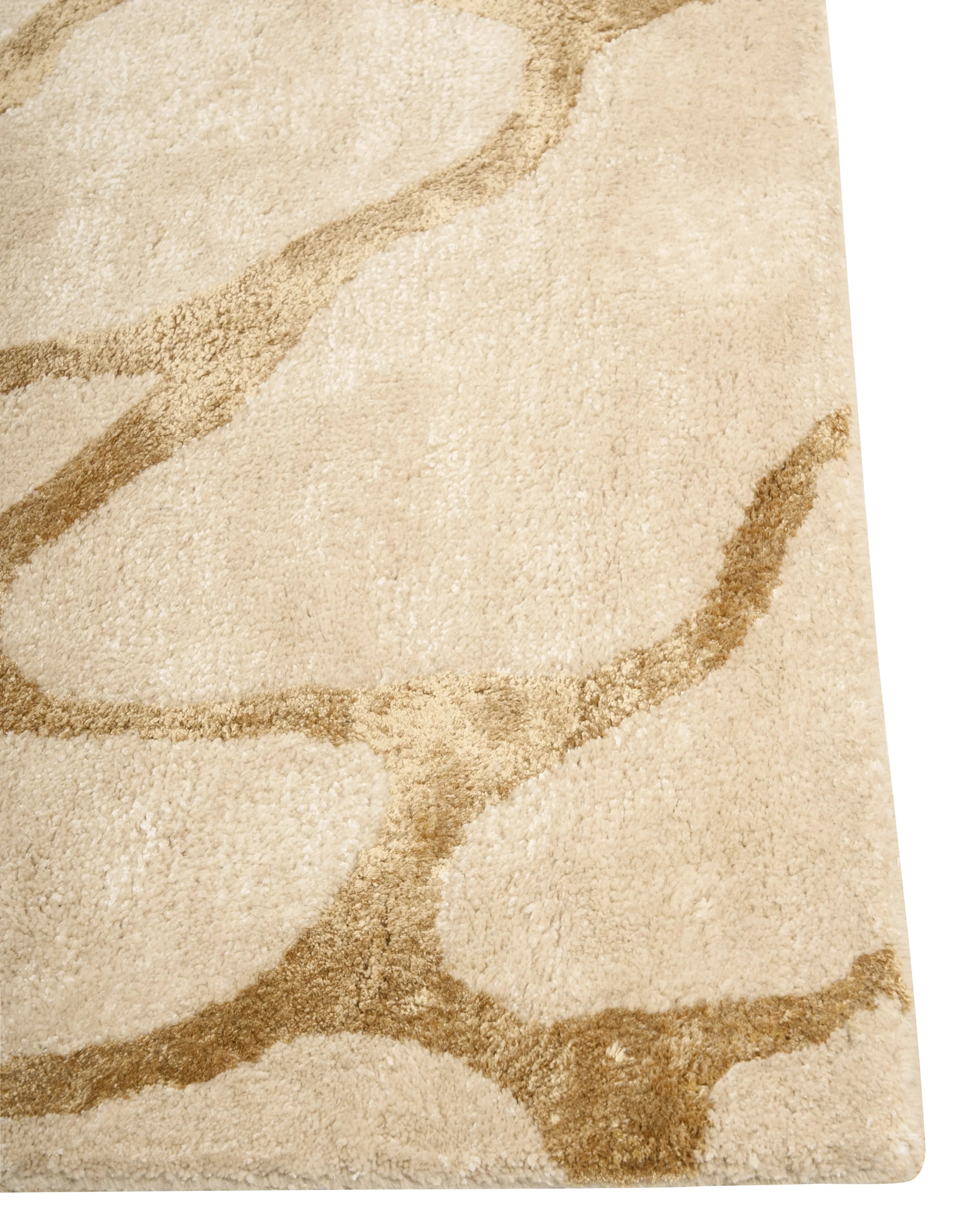 Tapis Beige 160 x 230 cm Viscose