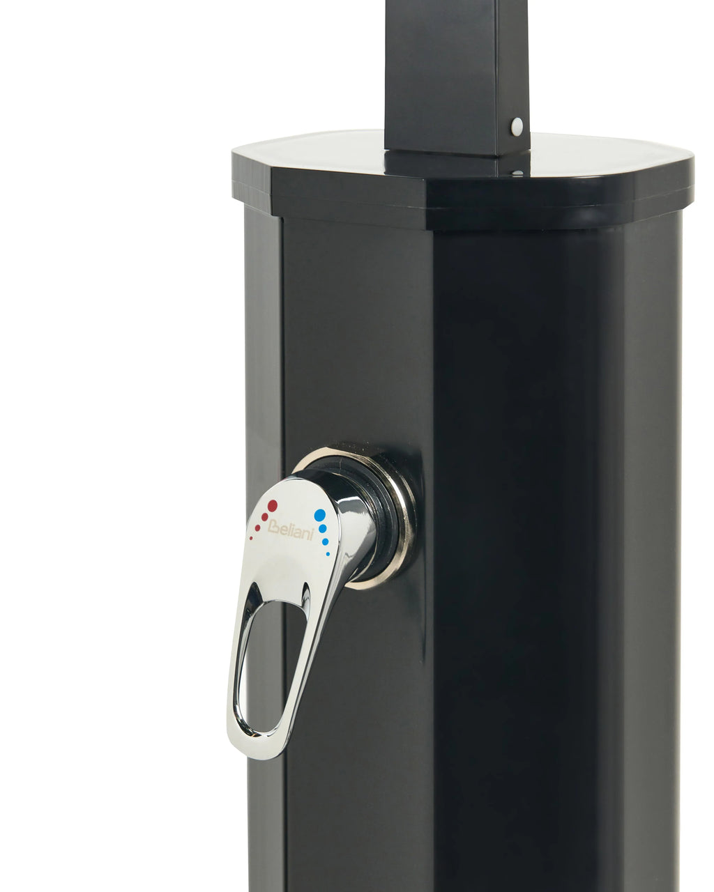 Douche solaire d'extérieur 224 cm - Réservoir 40L en Acier Inoxydable Noir - Douche Pluie pour Jardin