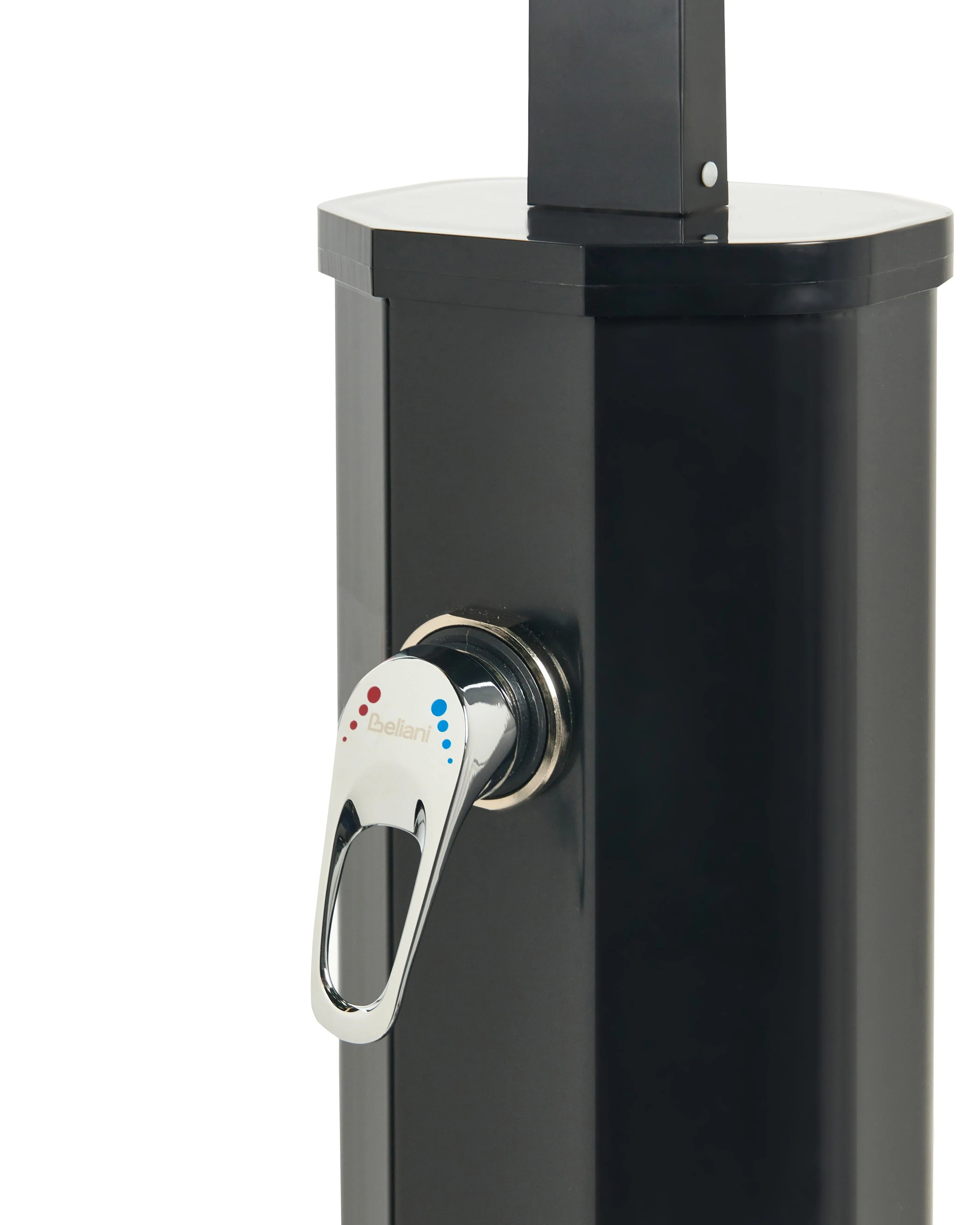 Douche solaire d'extérieur 224 cm - Réservoir 40L en Acier Inoxydable Noir - Douche Pluie pour Jardin