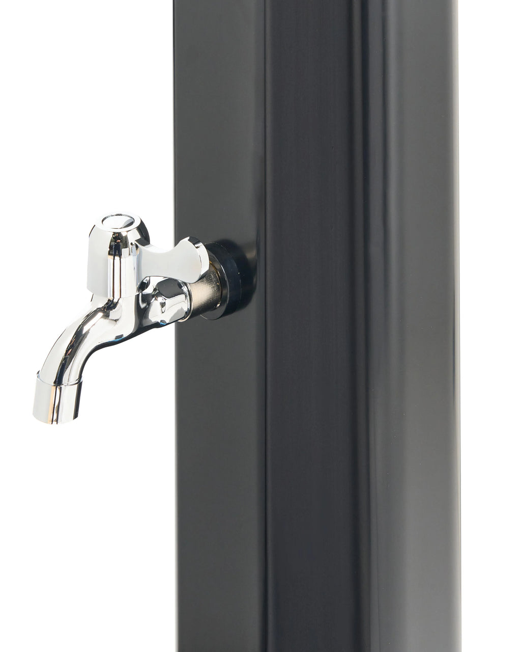 Douche solaire d'extérieur 224 cm - Réservoir 40L en Acier Inoxydable Noir - Douche Pluie pour Jardin