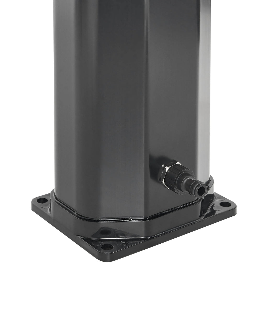 Douche solaire d'extérieur 217 cm - Réservoir 35L en acier inoxydable noir - Colonne de douche de pluie pour jardin