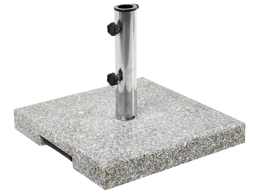 Pied de parasol carré gris 30 kg