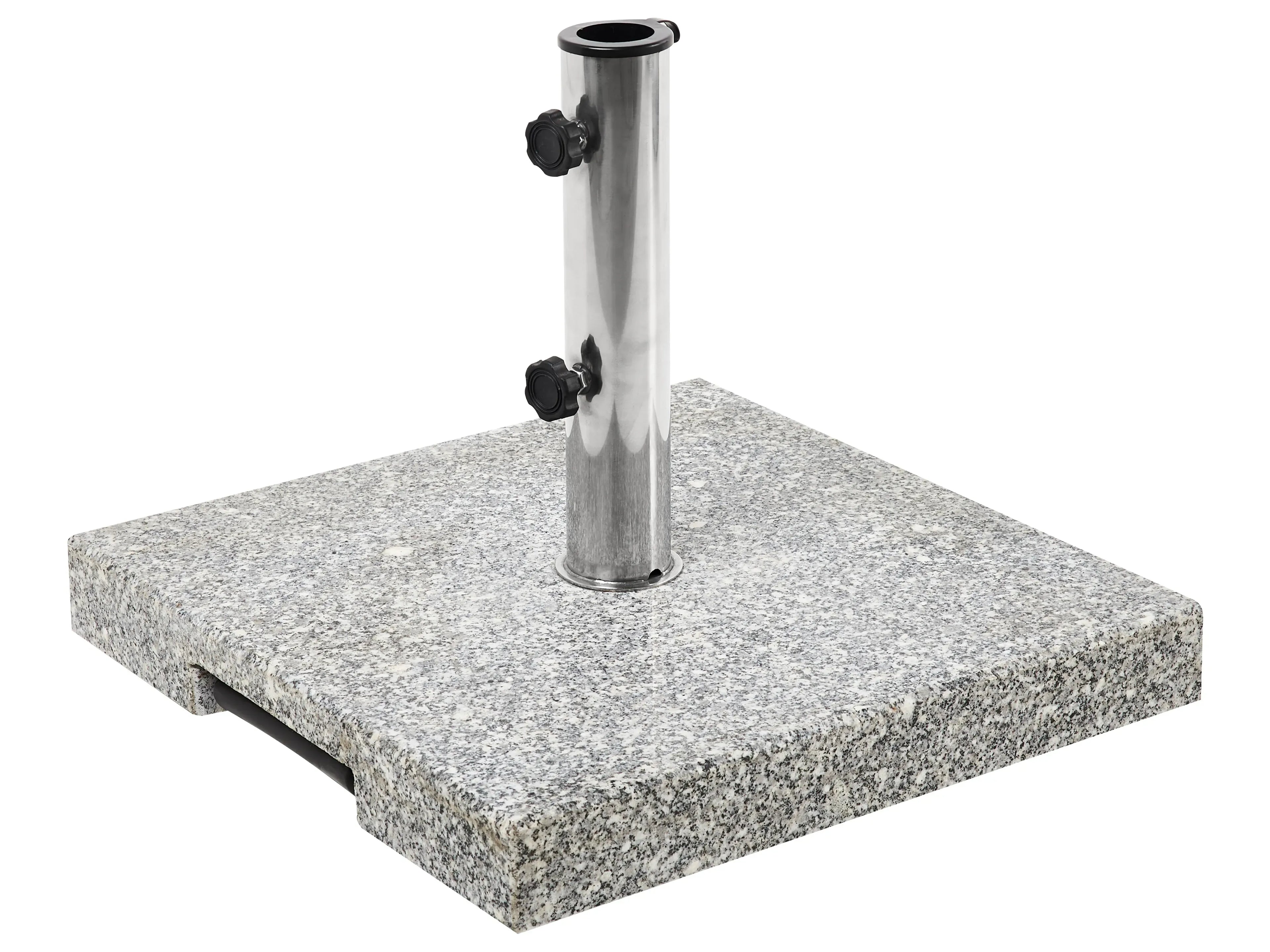 Pied de parasol carré gris 30 kg