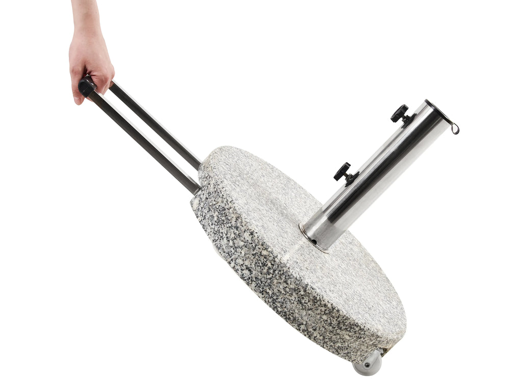 Base de parasol grise ronde 30 kg