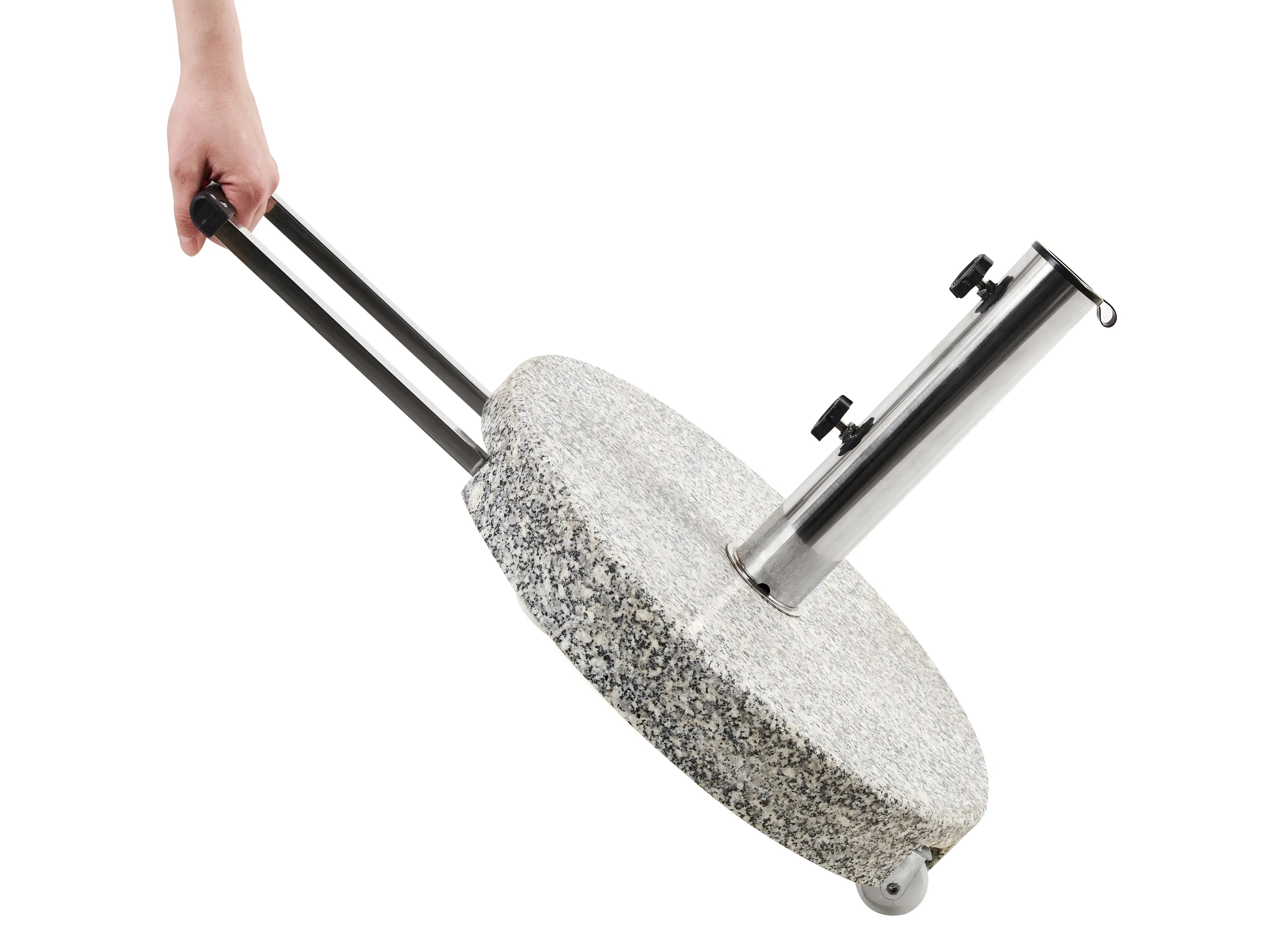 Base de parasol grise ronde 30 kg