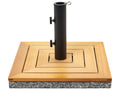 Base per ombrellone CECCANO Marrone Quadrata 21 kg
