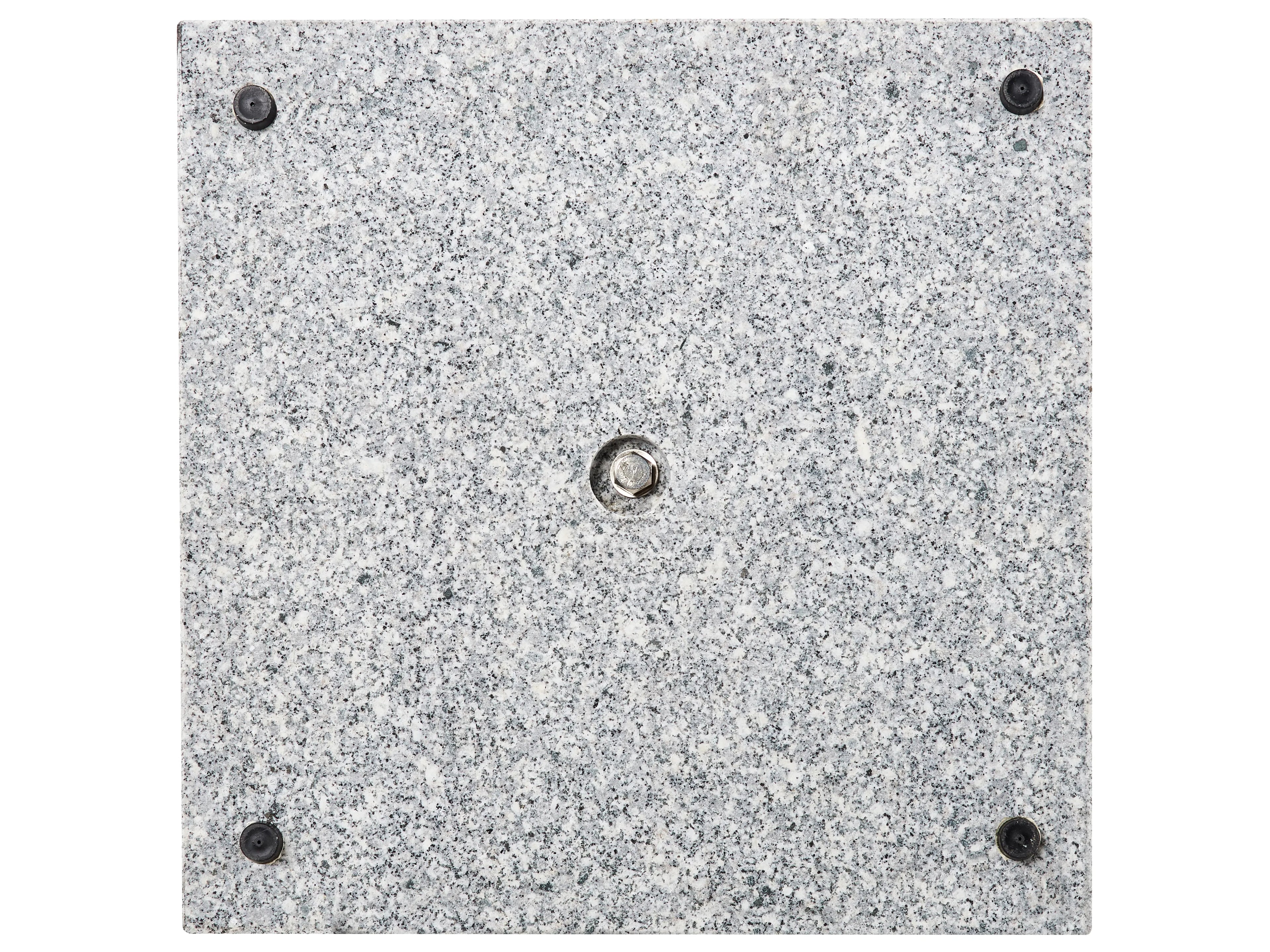 Pied de parasol carré marron 21 kg