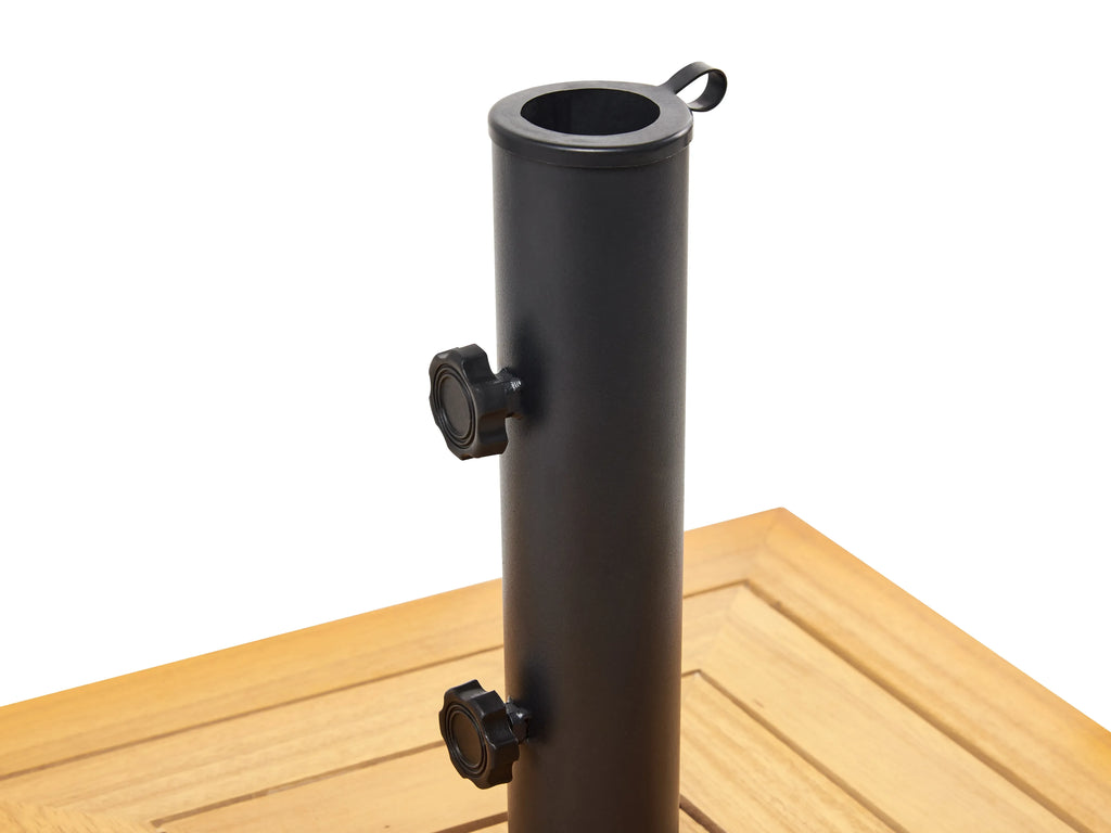 Pied de parasol carré marron 21 kg
