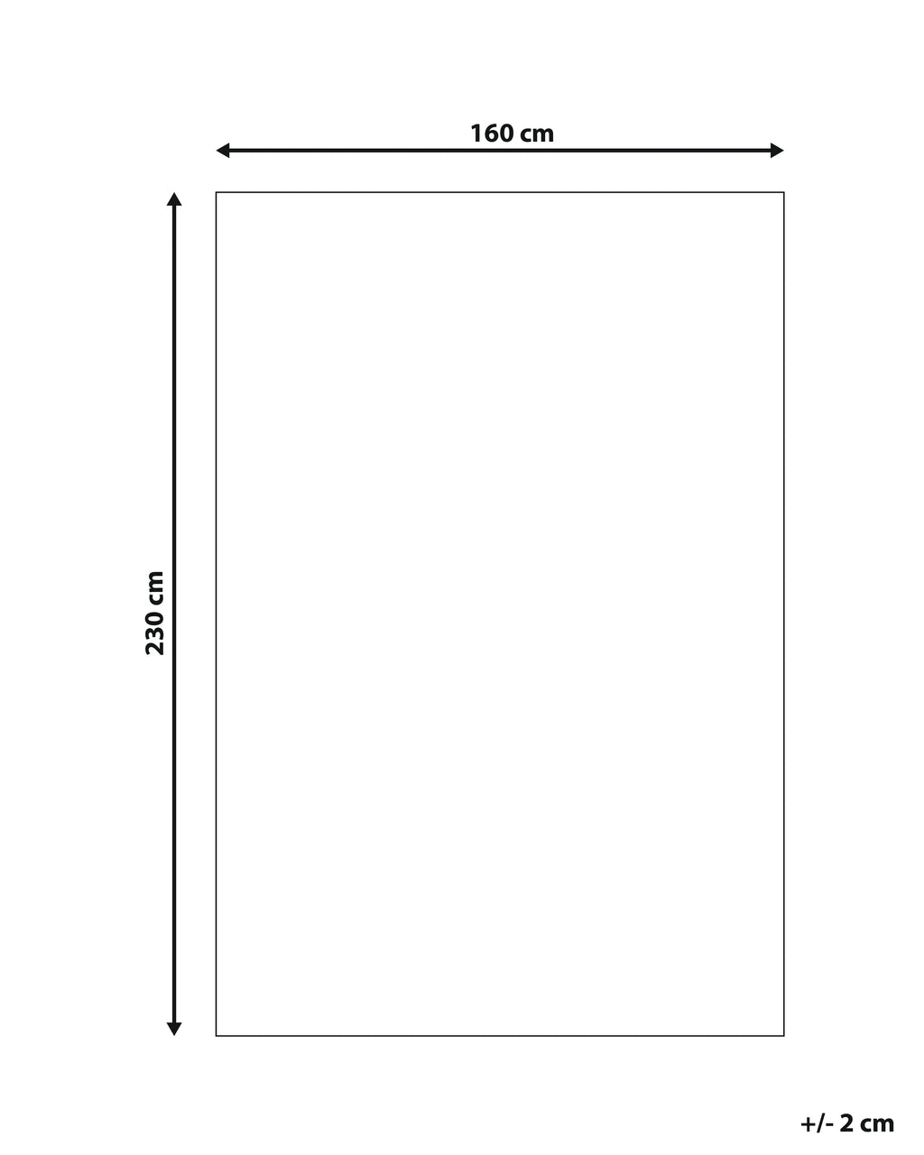 Tapis Beige 160 x 230 cm Jute