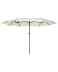 Ombrellone da giardino 460 cm SIBILLA Beige