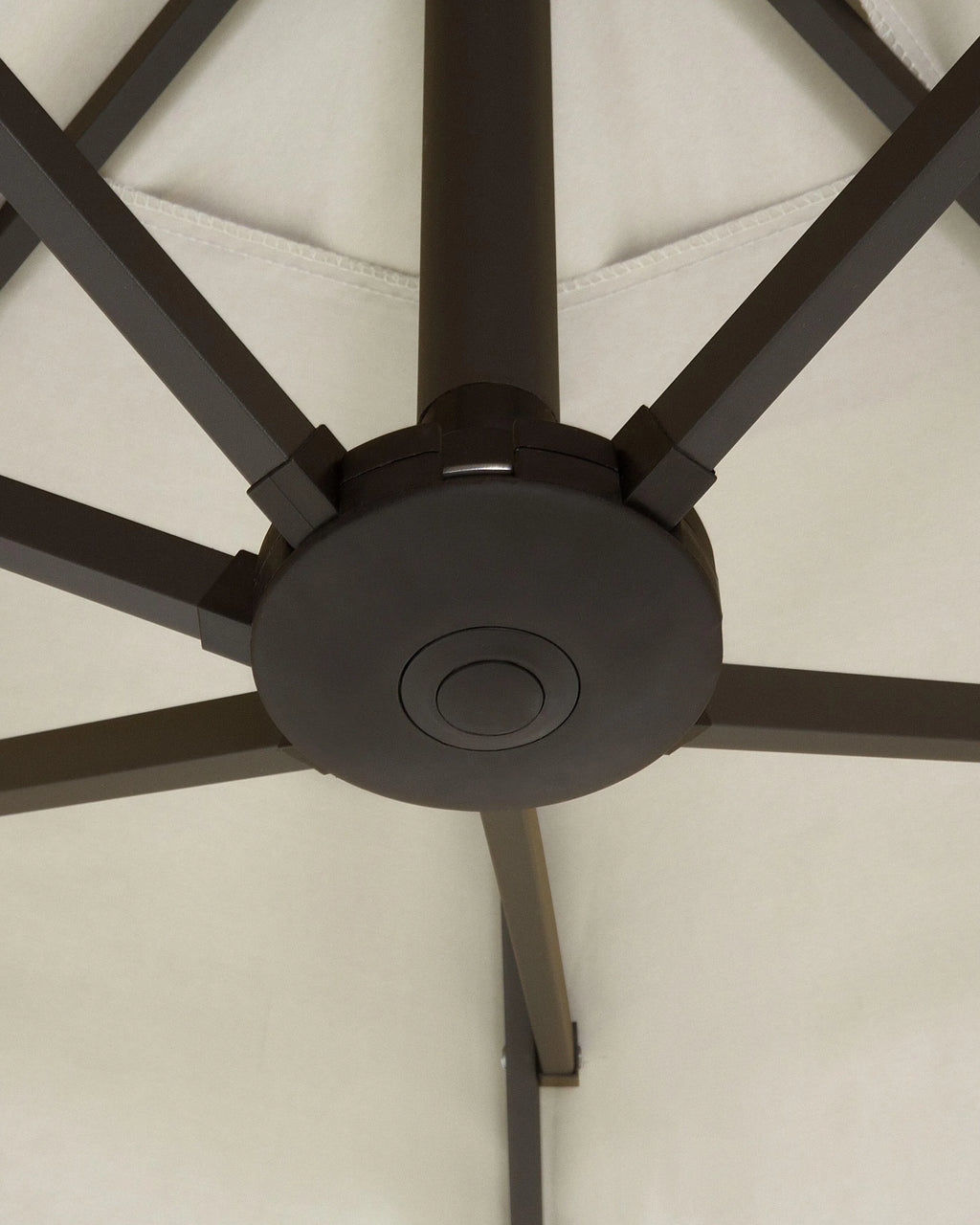 Parasol de jardin 460 cm Beige