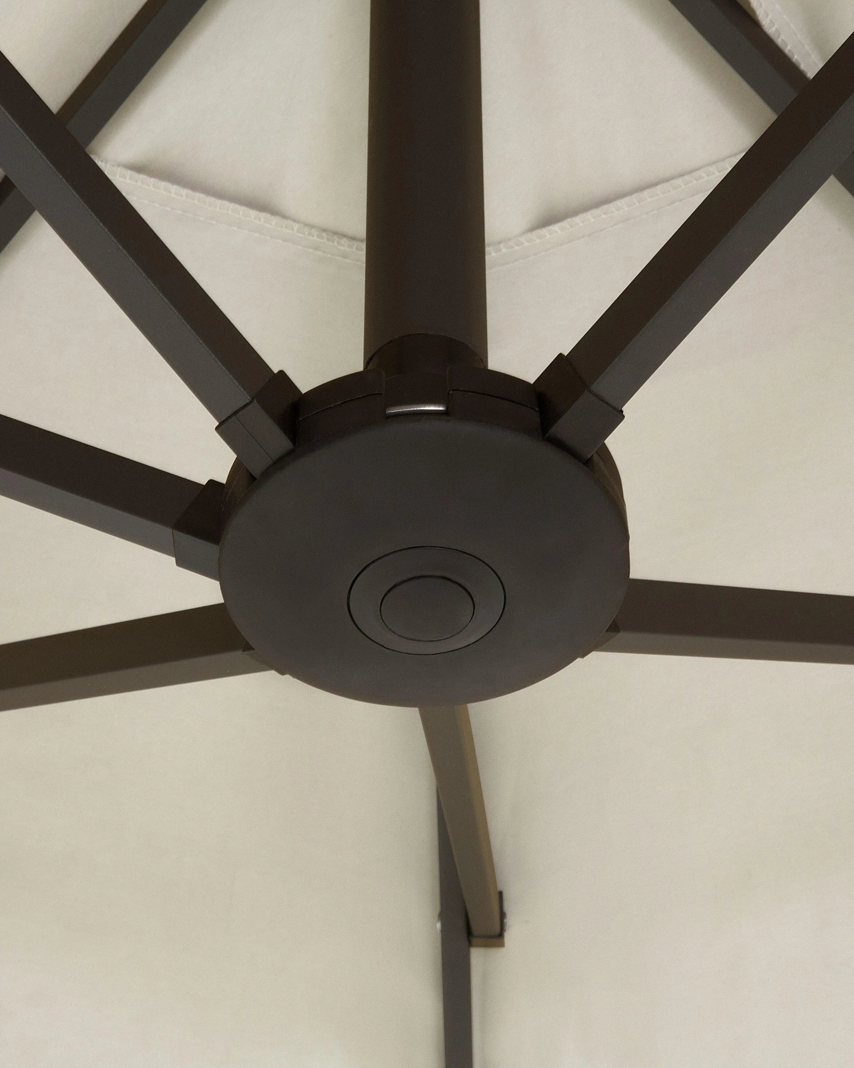 Parasol de jardin 460 cm Beige
