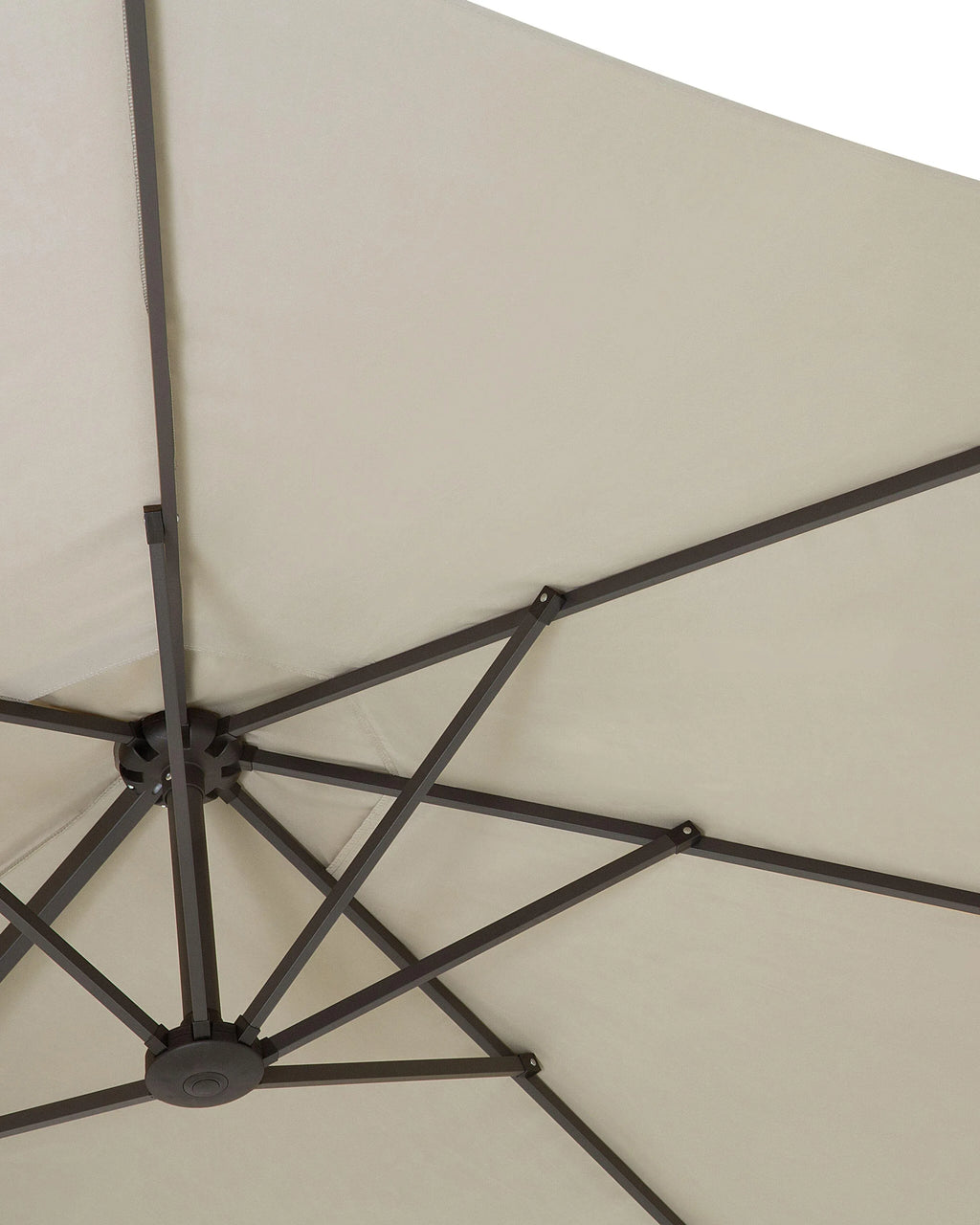 Parasol de jardin 460 cm Beige