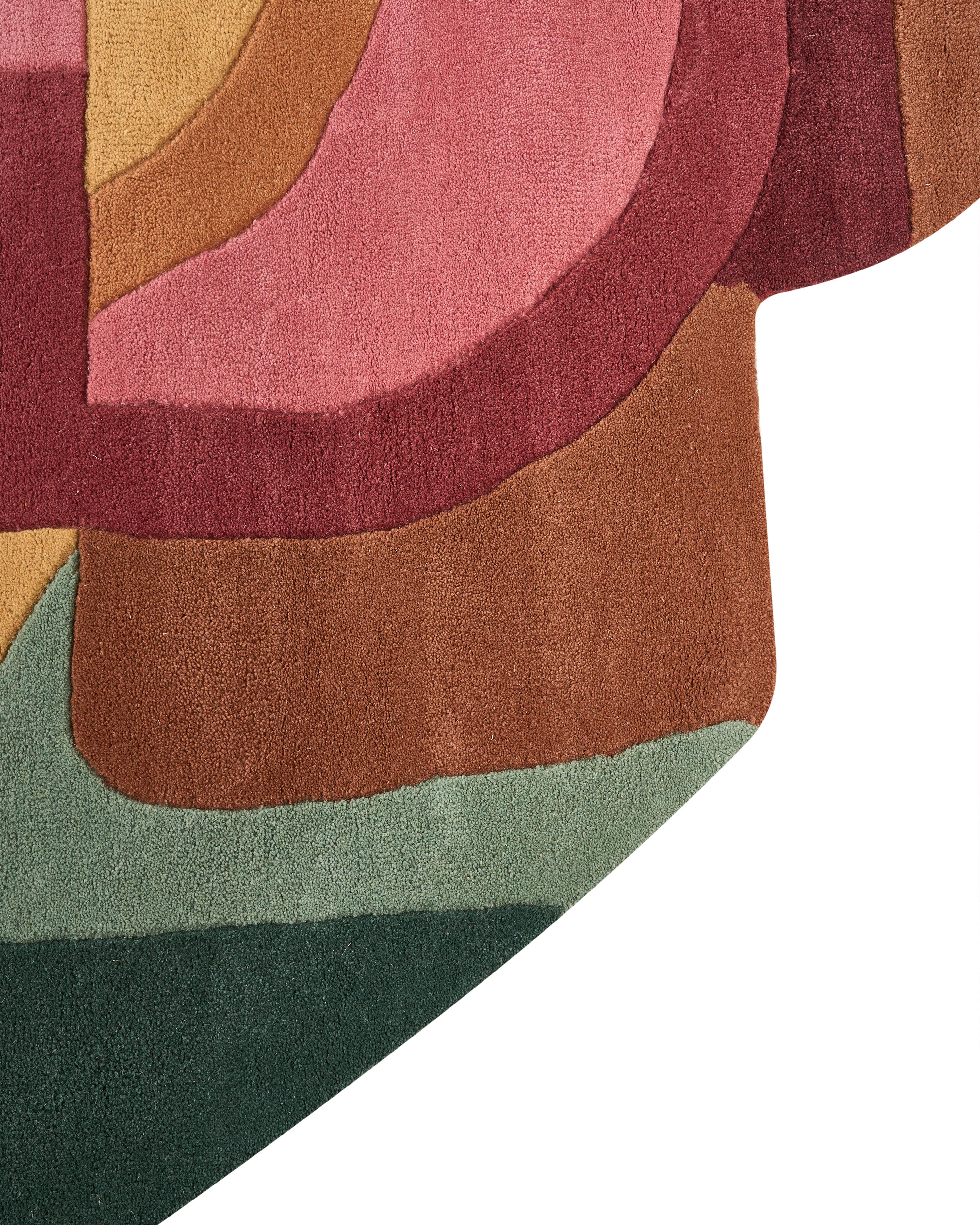 Tapis multicolore 160 x 230 cm Laine