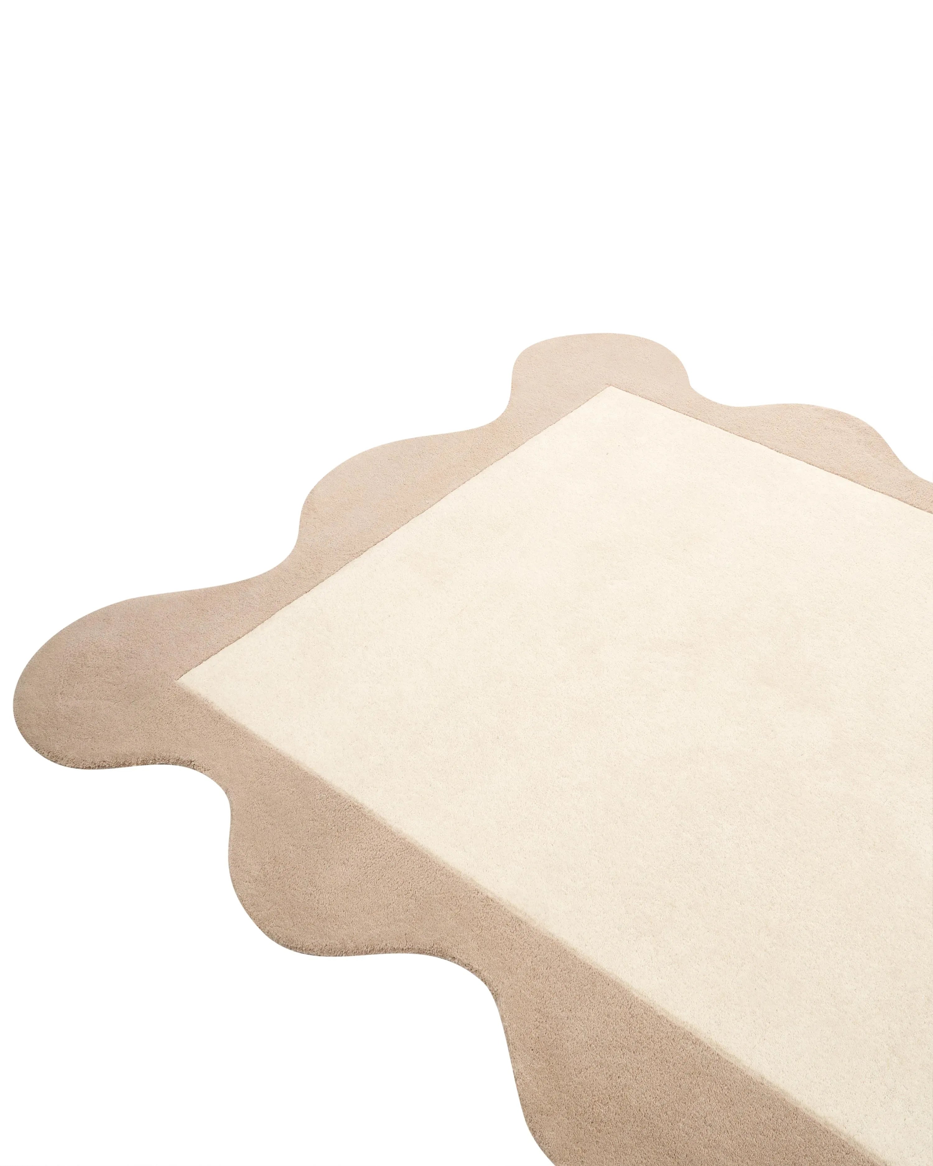 Tapis beige 160 x 230 cm Laine