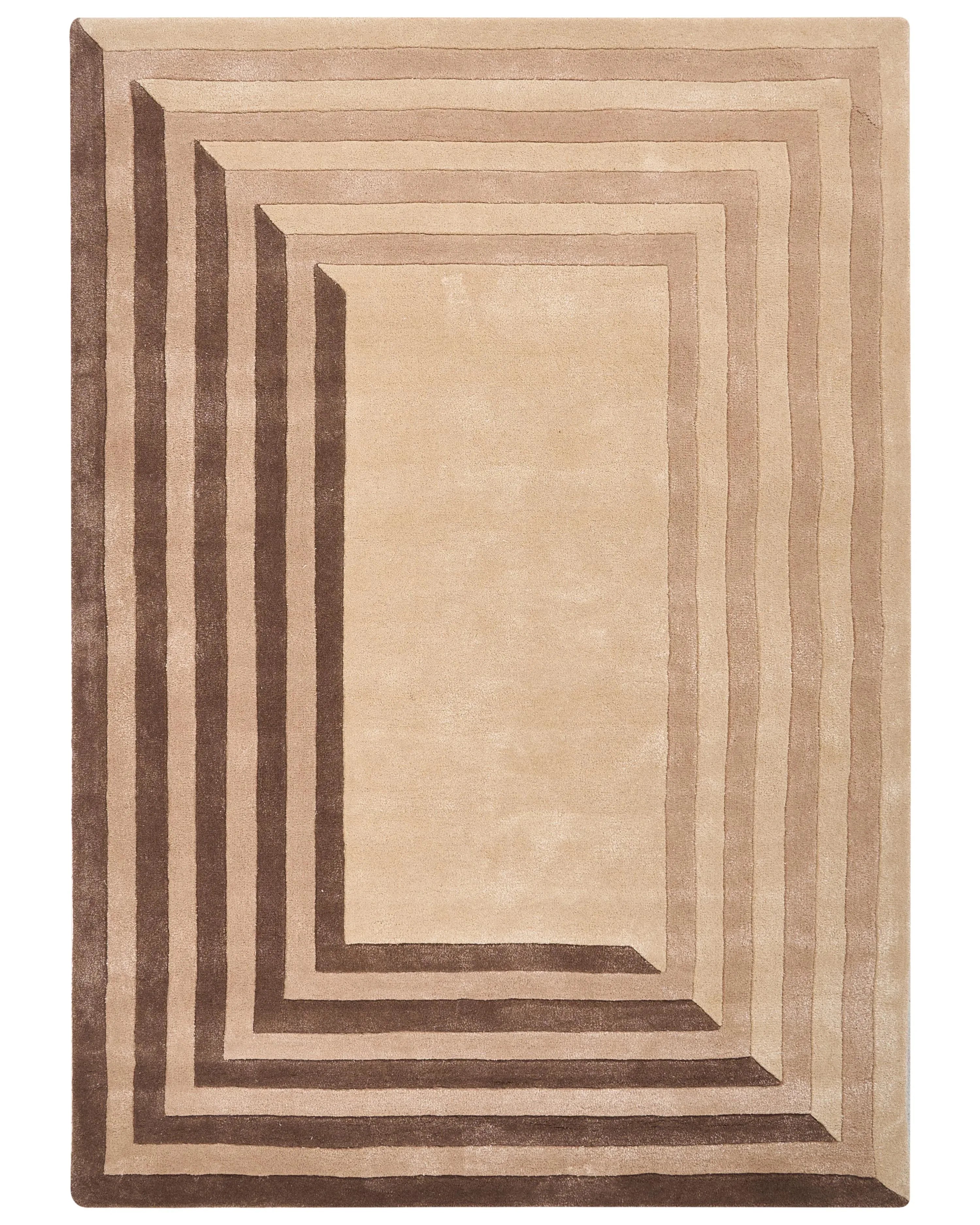 Tappeto SARAI Beige 160 x 230 cm Viscosa