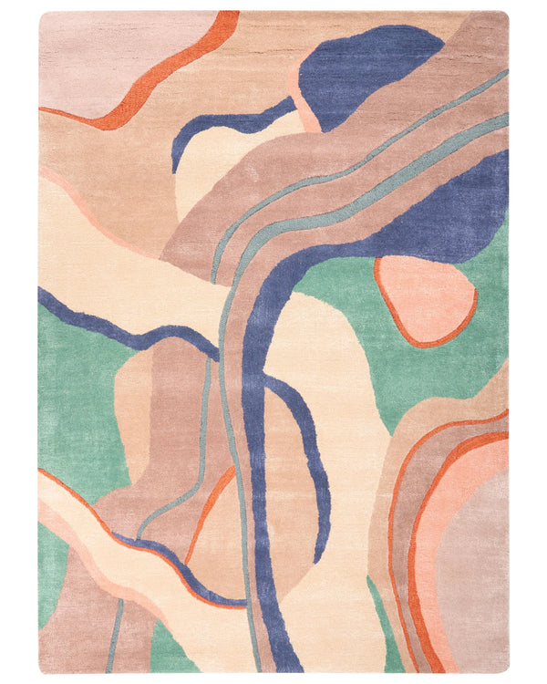 Tappeto ALMORA Multicolore 160 x 230 cm Viscosa