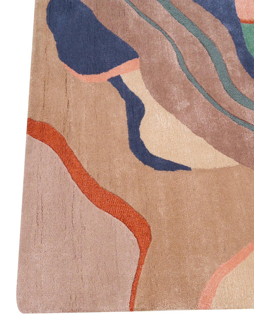 Multicolor Viscose Rug 160 x 230 cm