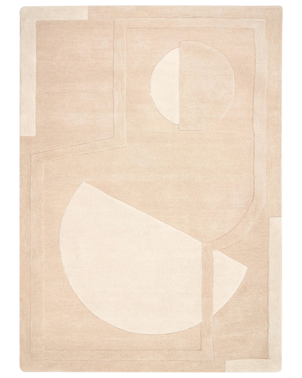 Tappeto GAYA Beige 160 x 230 cm Lana