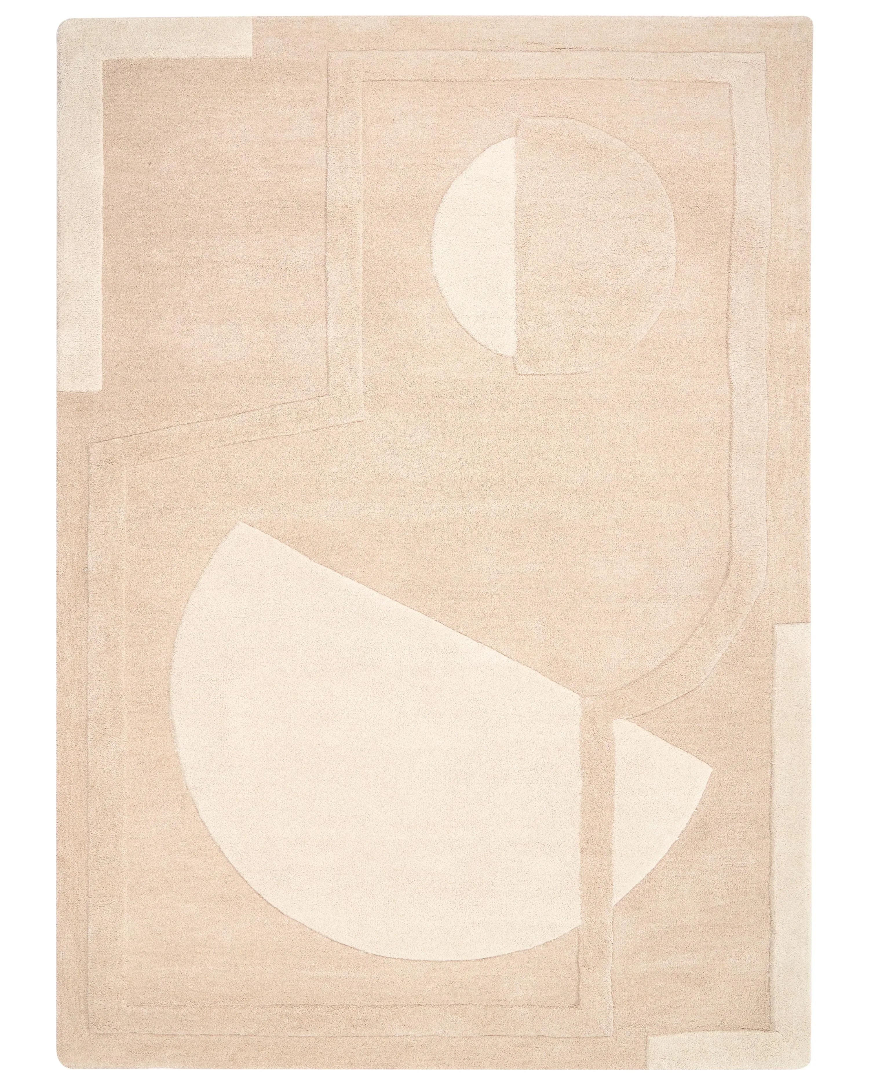 Tappeto GAYA Beige 160 x 230 cm Lana