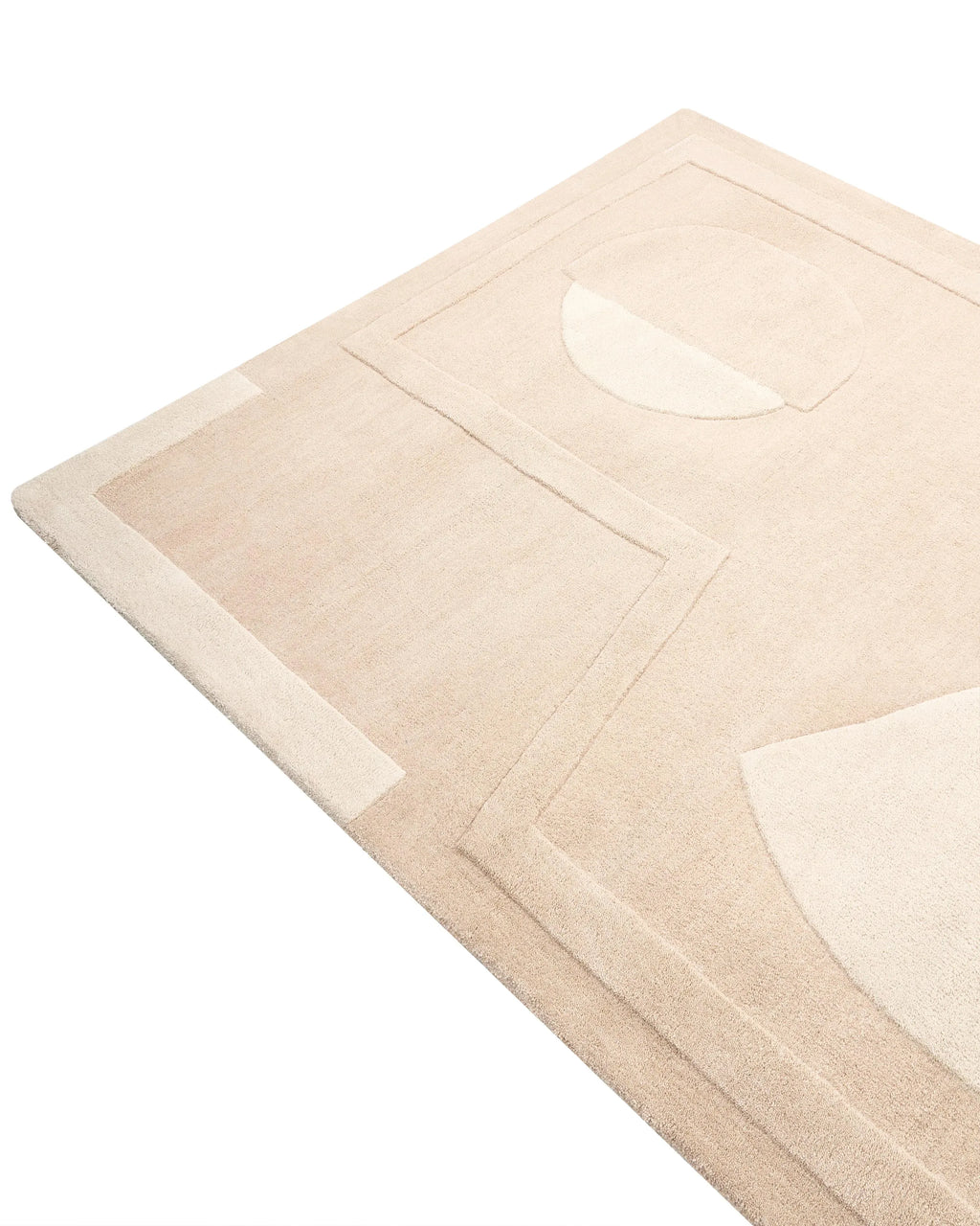Tapis Beige 160 x 230 cm Laine