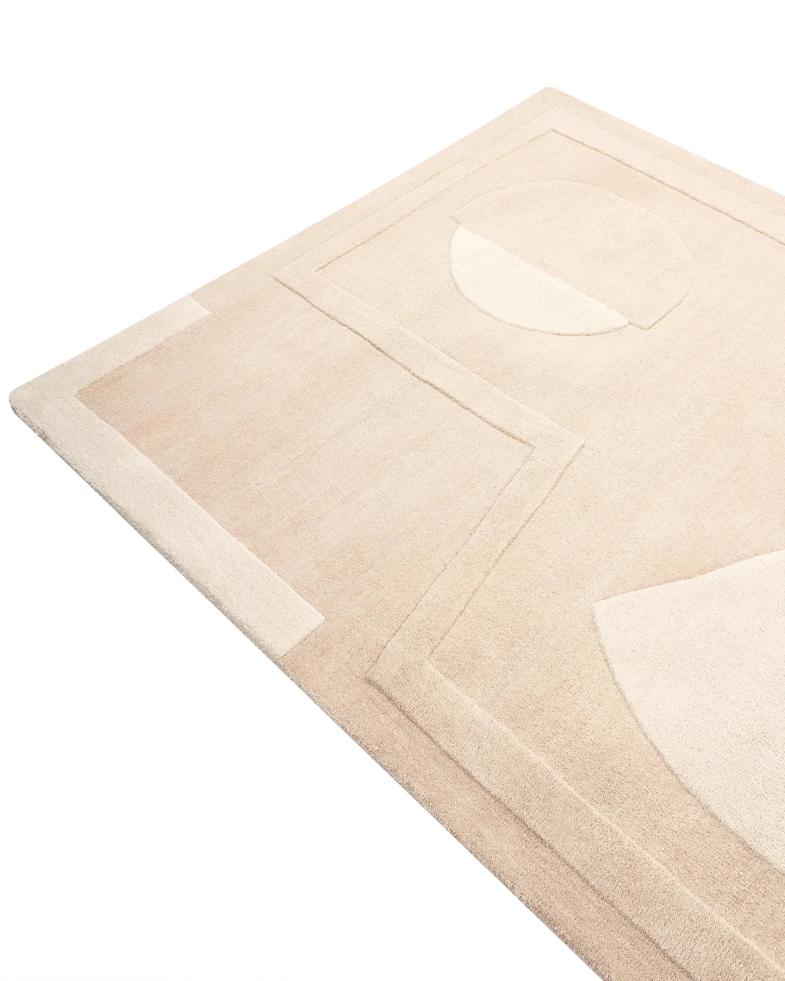 Tapis Beige 160 x 230 cm Laine