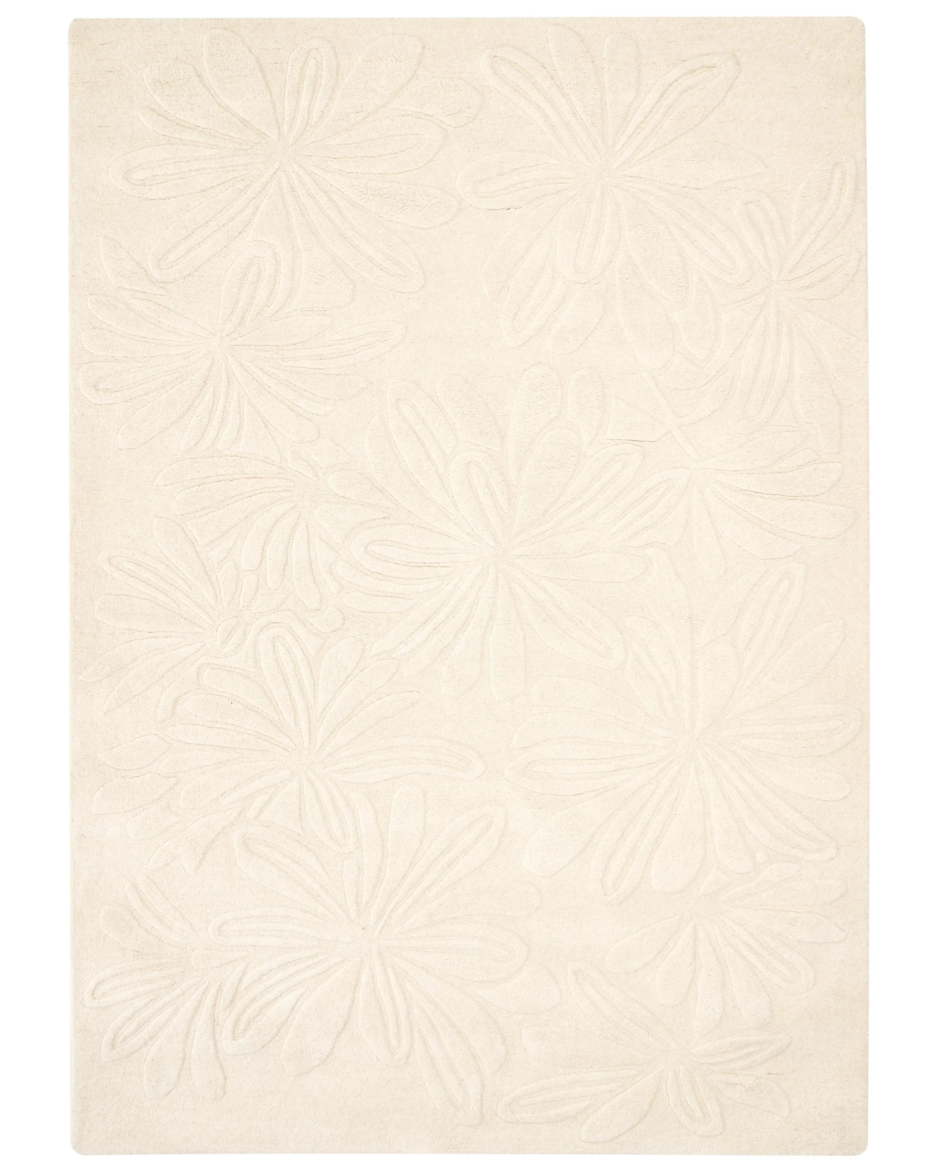 Tappeto CHENNAI Beige chiaro 160 x 230 cm Lana