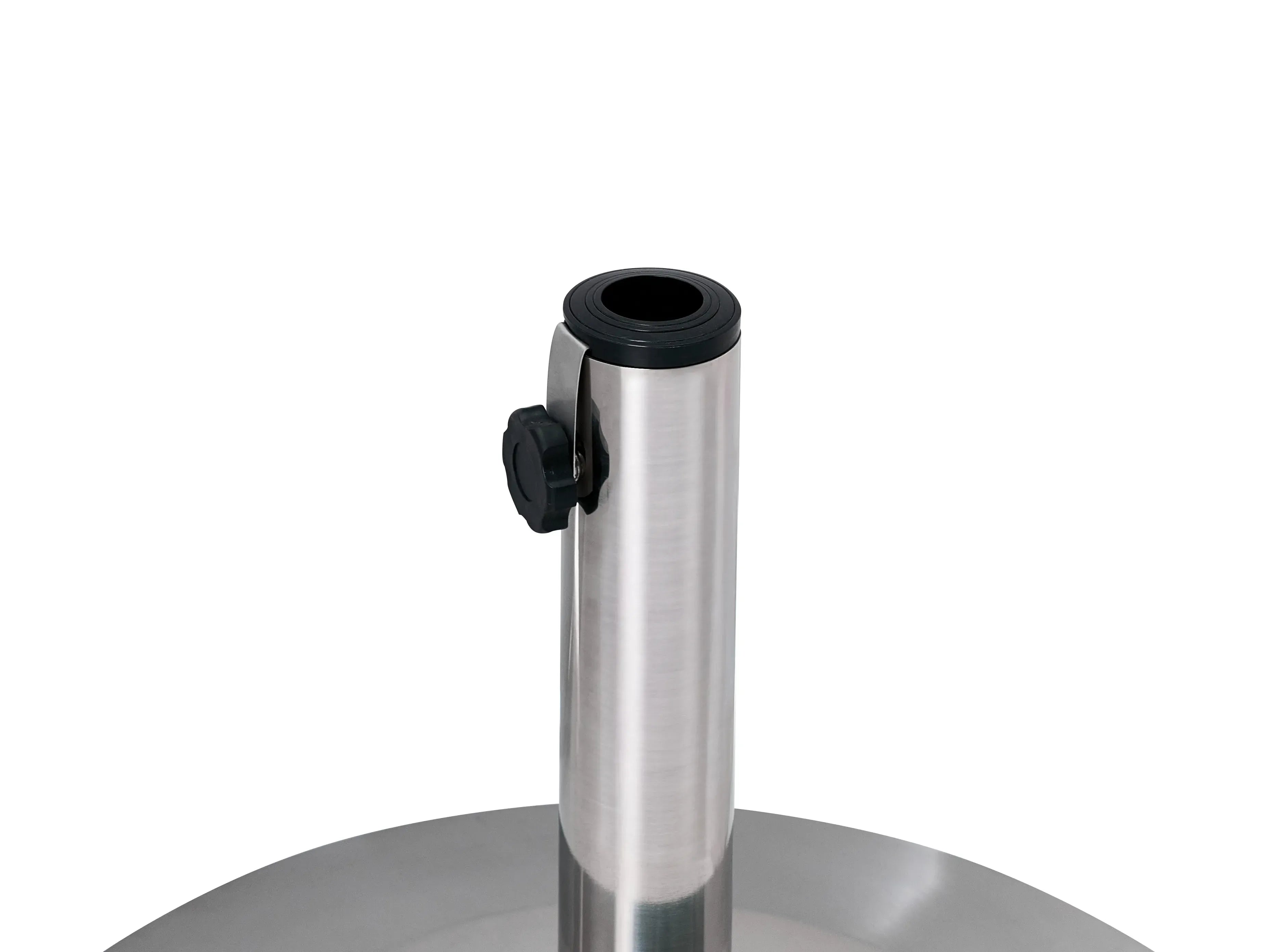 Pied de parasol rond argenté 25 kg