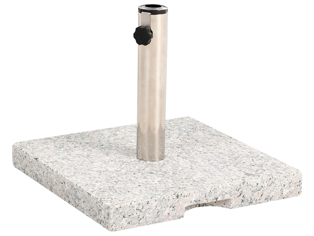 Base de parasol carrée marron 24 kg