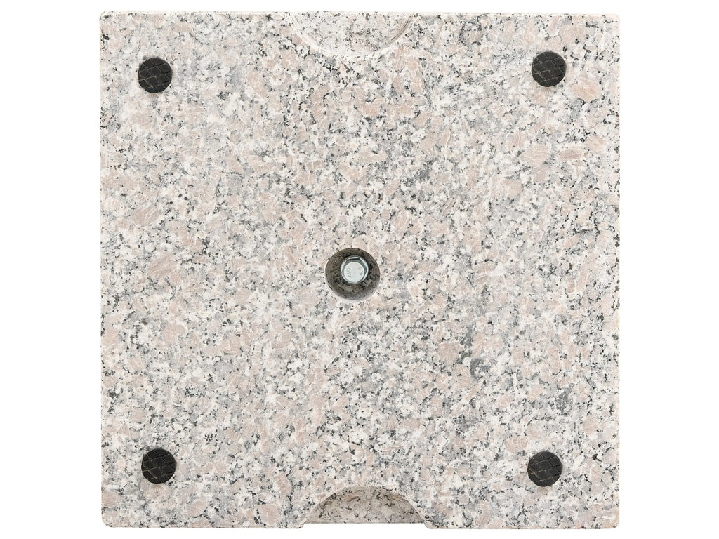 Base de parasol carrée marron 24 kg