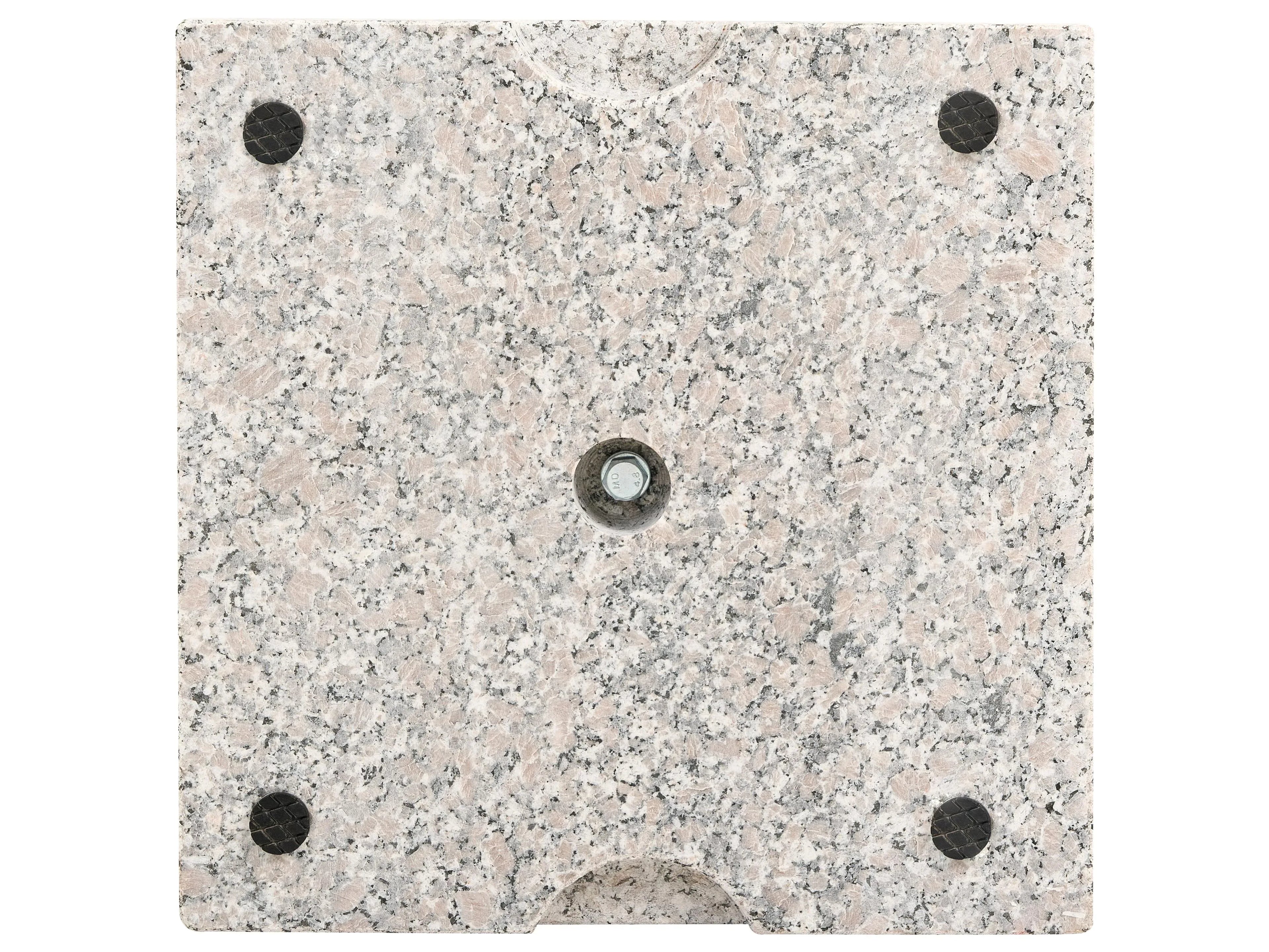 Base de parasol carrée marron 24 kg
