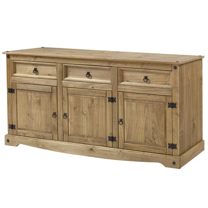 Buffet bas de style rustique 65 po - Collection Corona